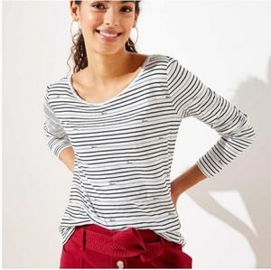 Loft Love striped tee